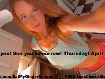 Cam for eatmygingersnapps